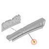 Peugeot 308 P5 Dachbogenverstärkung links 9835189280