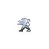 stitek emblem s logem lva predni cast vozu peugeot 2008 p24