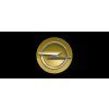 Bouchon central Opel pour jante en aluminium - Jaune