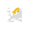 Carte de Navigation Opel pour Cd60/Cd80 Navi, Scandinavie 2011/2012