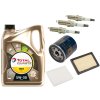 Peugeot 108 AB40 (2014-2022) Oil (4l) + Oil filter, Air filter, Cabin filter + Spark plug