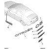 Citroën C5, Zadný štítok 98041608VD