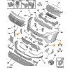 Peugeot 2008 P24E Kit de molduras de parachoques 16915505XX