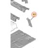Peugeot 308 P5 Underbody reinforcement left 9831371580