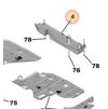 Peugeot 308 P5 Deflector sub podea spate 9846966680