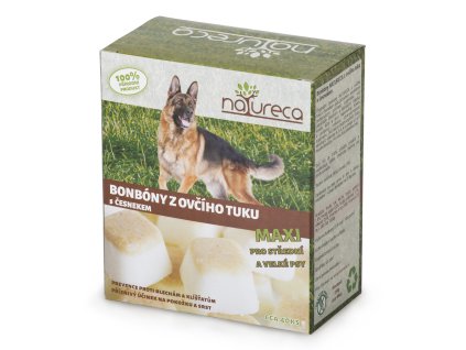 1600 bonbony z ovciho tuku s cesnekem maxi 250gr
