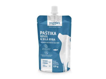 120g yoggies pastika losos a bila ryba