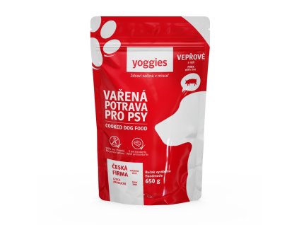 650g yoggies varena potrava pro psy veprove maso s ryzi