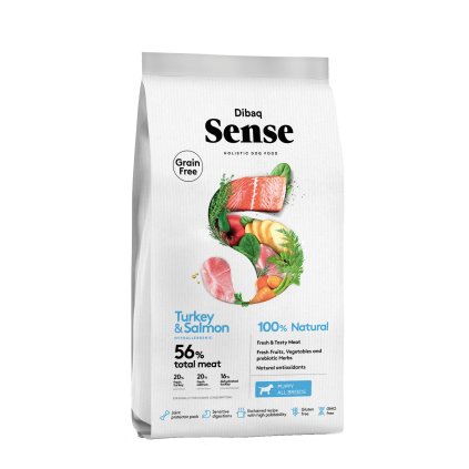 dibaq sense puppy turkey and salmon