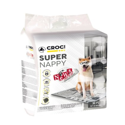 Návyková podložka Super Nappy Noviny 84 x 57 cm (30 ks)