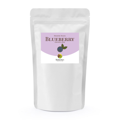 holistic bar with blueberry