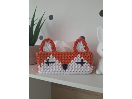 Box na kapesníky - liška