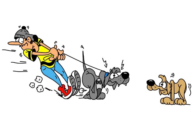 Když vidím druhé psa, tak se neznám