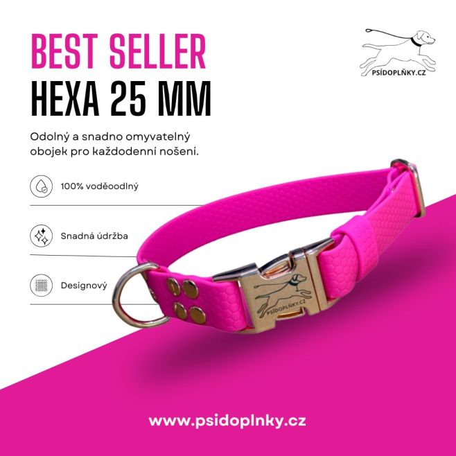 BEST SELLER, který nesmí chybět v psím šatníku! 💖 Hledáte obojek, který vypadá skvěle a zároveň vydrží úplně všechno? Náš...