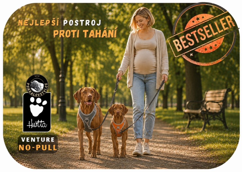 Nejlepší postroj proti tahání HURTTA Venture No-pull pro psa