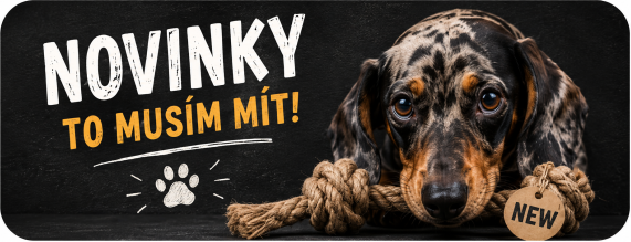 Puntíčkářsky vybrané novinky z chovatelských potřeb a krmiv pro psy a kočky. To potřebuješ ty i tvůj pes!