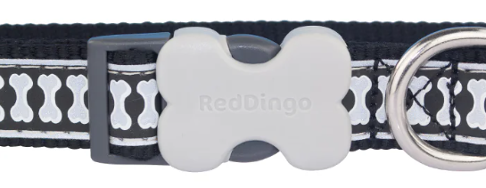 obojek-reflexni-bones-red-dingo-spona