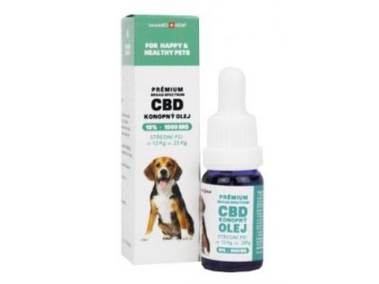 CBD olej pro střední psy 10%, 10ml