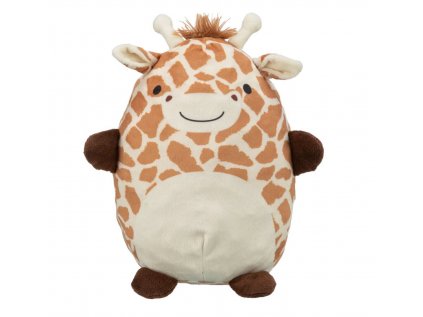 Plyšová žirafa s paměťovým efektem 26 cm, béžová / hnědá