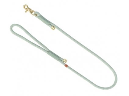 Soft Rope kulaté vodítko lano vypouštěcí karabina S-XL 1m/1cm šalvěj/máta