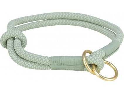 Soft Rope kulatý polostahovací obojek M 45cm/1cm šalvěj/máta