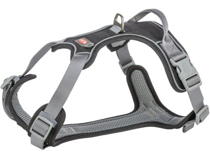 postroj pro psa premium active pro tah rukojet vypolstrovany cerna