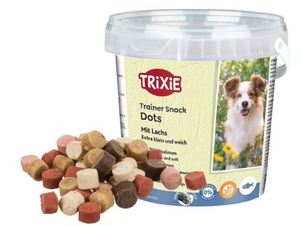 mini dots valecky losos soft snack kyblicek trixie