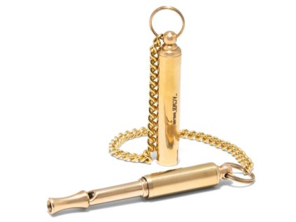 acme silent whistle 535 utz ultrazvukova ticha pistalka zlata polished brass na psa