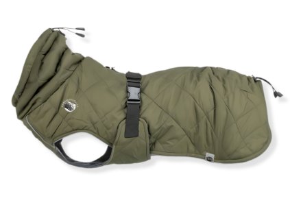 minot oblecek vesta zateplena pro psa oliva khaki