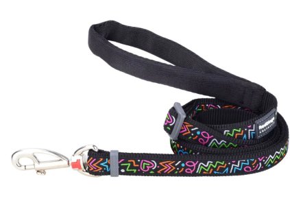 voditko red dingo Squiggles Black s rukojeti