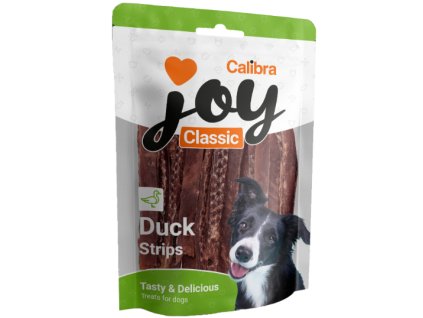 calibra joy dog classic duck strips 250g