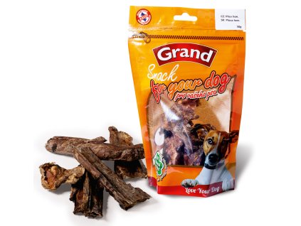 GRAND Sušená Mňamka plíce pochoutka pro psa 100g