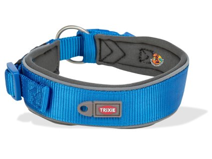 obojek premium trixie extra siroky kralovska modr