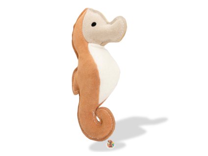 morsky konik kozeny hracka robustni pro psa 2