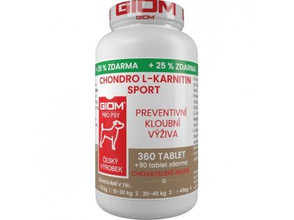 chondro giom l karnitin sport 360g a dalsi tbl navic zdarma darek