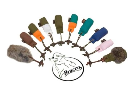 Klíčenka Dummy Bracco khaki/oranžová