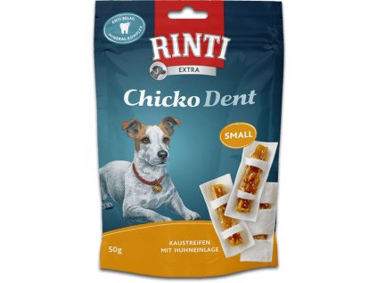 Rinti Dog Chicko Dent Small pochoutka kuře 50g