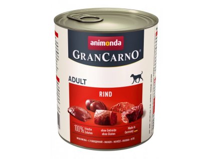 GRANCARNO konzerva ADULT hovězí 800g pes