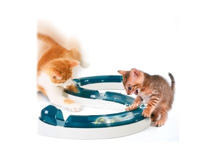 Koulodráha pro kočky s míčkem CAT IT plast
