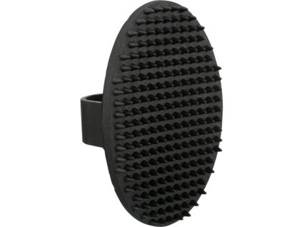 Kartáč dlaňový gumový ovál pro psy 13/8cm