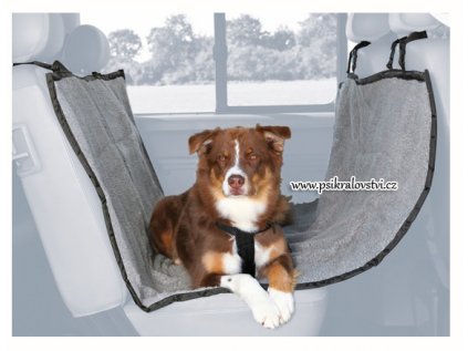 Autopotah pro psa na zadní sedadla fleece/polyester 1,40x1,60m