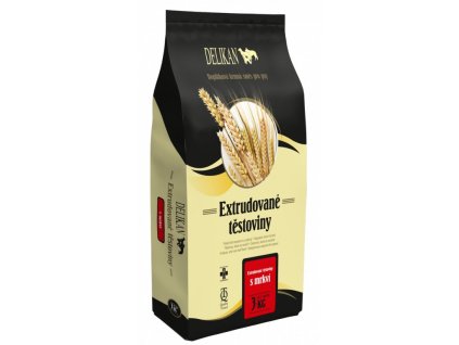 Delikan těstoviny  instantní + mrkev pro psy 3kg