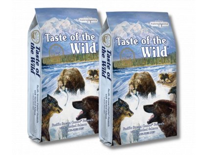 taste of the wild pacific stream canine dvojbaleni 24kg