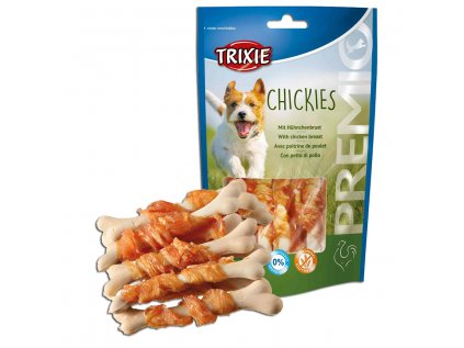 Premio CHICKIES Light - kalciové kosti s kuřecím masem 100g