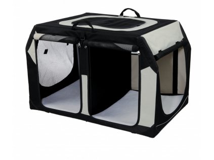 Box do auta transportní nylon pro psy Vario DOUBLE 91x60x61/57cm