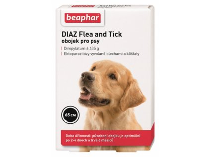 Beaphar Obojek antiparitní pes DIAZ Flea&Tick 65cm 1ks