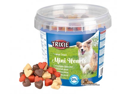 Trainer snack Mini Hearts 200 g - kuře, jehněčí a losos