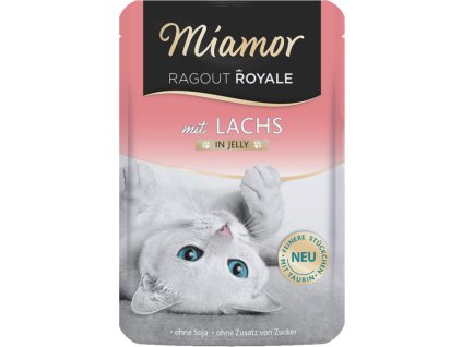 Miamor Cat Ragout kapsa losos maso pro kocku