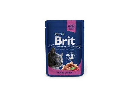 Brit Premium Cat kapsa with Salmon & Trout 100g