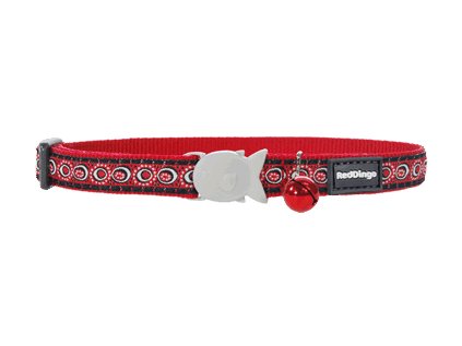 Obojek pro kočku RED DINGO 20-32cm/12mm Cosmos Red